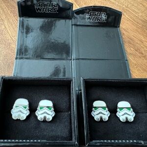 Disney Star Wars storm trooper cuff links